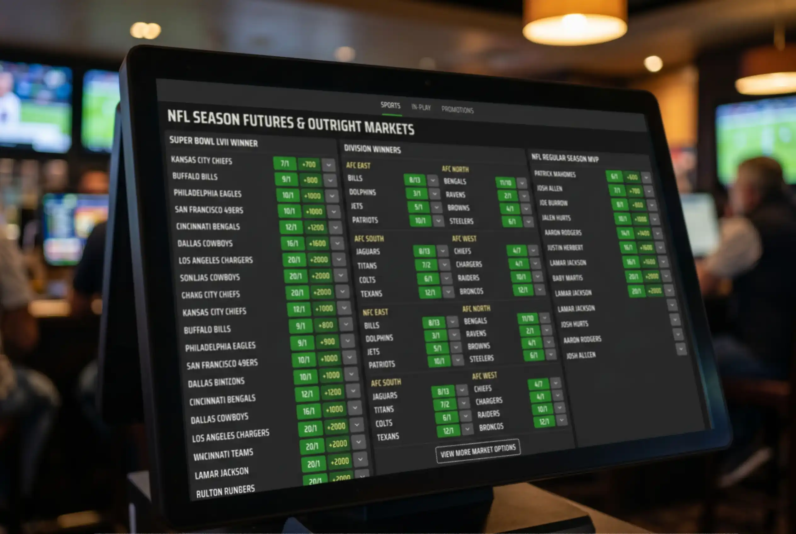 NFL Futures Betting UK: Outrights, Division Winners & MVPs | GRIDLOCK